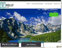 Tablet Screenshot of kpkellylaw.com